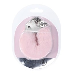Heavy-duty Fluffy Handcuffs - Powder Pink
