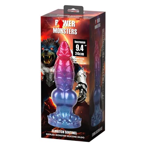 Power Monsters Eldritch Sentinel - 24 cm Rippled Monster Silicone Dildo