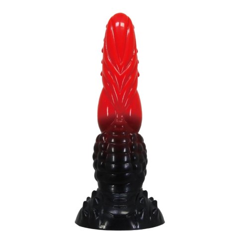 Power Monsters Fire Dragon - 24.5 cm Rippled Monster Silicone Dildo