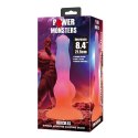 Power Monsters Hercules - 21.5 cm Rippled Monster Silicone Dildo