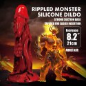 Power Monsters Minotaur - 21 cm Rippled Monster Silicone Dildo