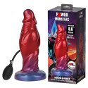 Power Monsters Shadow Behemoth - 22 cm Rippled Monster Silicone Dildo