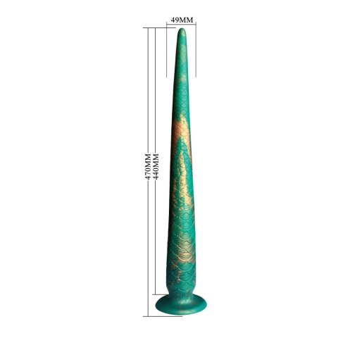 Power Monsters Verdant Titan - 47 cm Rippled Monster Silicone Dildo