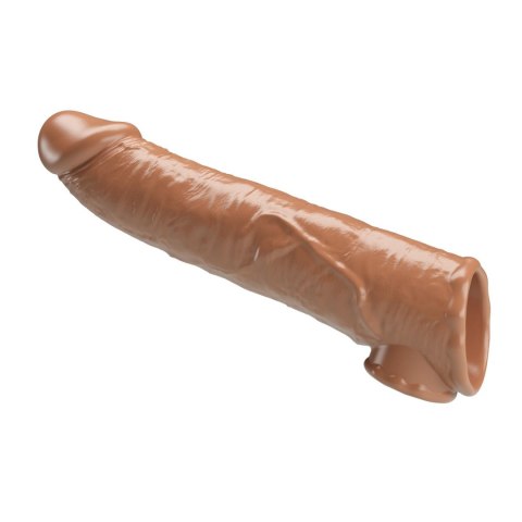 Pretty Love Extension Penis Sleeve with Modular Length Blocks - Dark Brown - 26 cm
