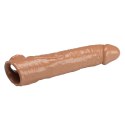 Pretty Love Extension Penis Sleeve with Modular Length Blocks - Dark Brown - 26 cm