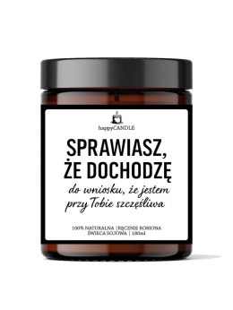Świeca sojowa SPRAWIASZ ŻE DOCHODZĘ