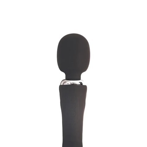 Black clitoral and G-spot vibrator