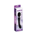 Black clitoral and G-spot vibrator