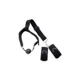 Breathable ball gag with adjustable straps