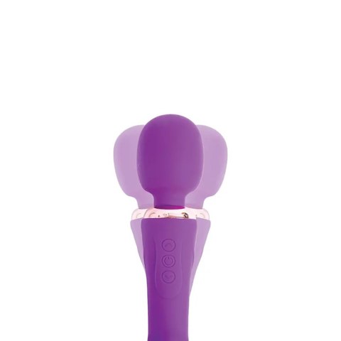 Purple clitoral and G-spot vibrator