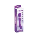 Purple clitoral and G-spot vibrator