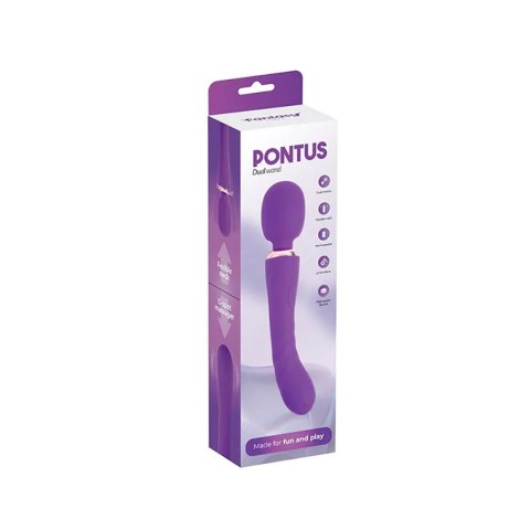 Purple clitoral and G-spot vibrator
