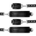 Bedroom Fantasies - Bondage Cross
Wrist and Leg Cuffs Black