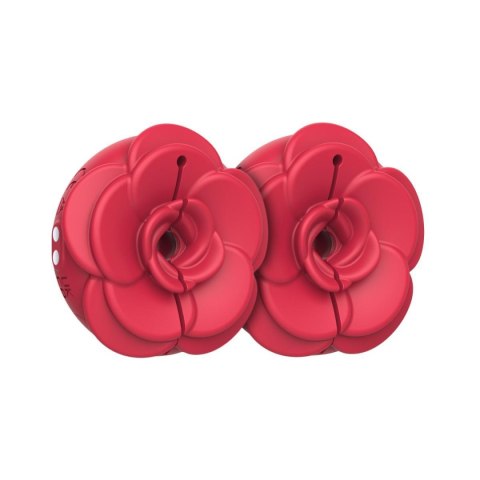 Teazers - Vibrating Nipple Clamps - Red