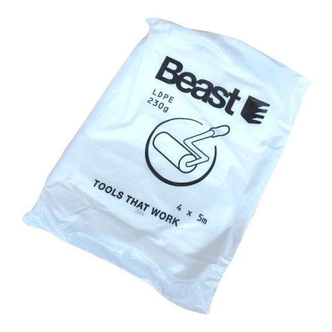 Folia budowlana malarska ochronna mocna LDPE 4x5M 230g