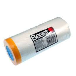 Folia malarska z taśmą 180 cm x 20 m ANTYCHLAP