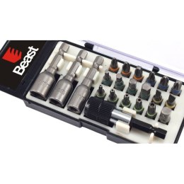 KOŃCÓWKI WKRĘTAKOWE DO WIERTARKI 22el, BITY I NASADKI stal S2