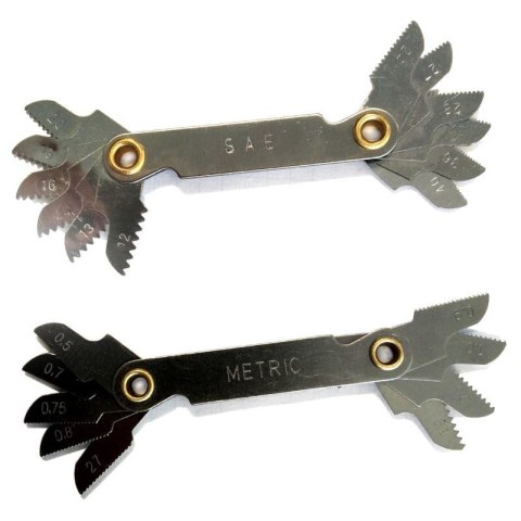 Zestaw NARZYNEK I GWINTOWNIKÓW walizka kalibrownik 60 szt M3-M12 4-1/2" NC NF PRO