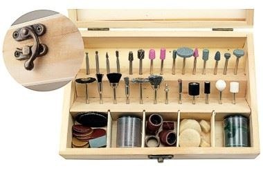 Zestaw akcesoriów do miniszlifierki typu DREMEL 100 el. kamienie frezy