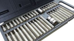 Zestaw bitów kluczy końcówki klucze IMBUS SPLINE TORX BITY 40 elementów