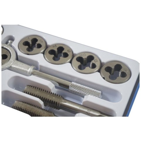 Zestaw narzynek i gwintowników walizka kalibrownik 24 szt M5-M12 1/8 NPT