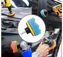 Zestaw szczotek i gąbek do polerowania