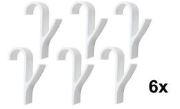 6x HACZYK WIESZAK NA RĘCZNIKI GRZEJNIK KALORYFER UCHWYT ŁAZIENKOWY ZESTAW