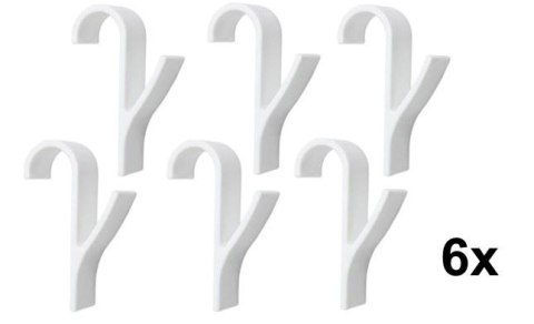 6x HACZYK WIESZAK NA RĘCZNIKI GRZEJNIK KALORYFER UCHWYT ŁAZIENKOWY ZESTAW