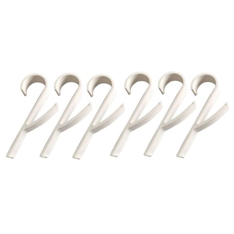 6x HACZYK WIESZAK NA RĘCZNIKI GRZEJNIK KALORYFER UCHWYT ŁAZIENKOWY ZESTAW