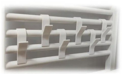 6x HACZYK WIESZAK NA RĘCZNIKI GRZEJNIK KALORYFER UCHWYT ŁAZIENKOWY ZESTAW