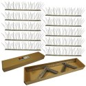 Gęste kolce na ptaki gołębie kolce przeciw ptakom 10x 50 cm kolce 6-4-6-4, szerokość: 8,5cm, Wysokość: 11,8cm