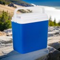 Lodówka samochodowa elektryczna 24L KAMAI ATLANTIC, zasilanie 12V, niebieska z białą pokrywą i rączką