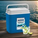 Lodówka samochodowa elektryczna 24L KAMAI ATLANTIC, zasilanie 12V, niebieska z białą pokrywą i rączką