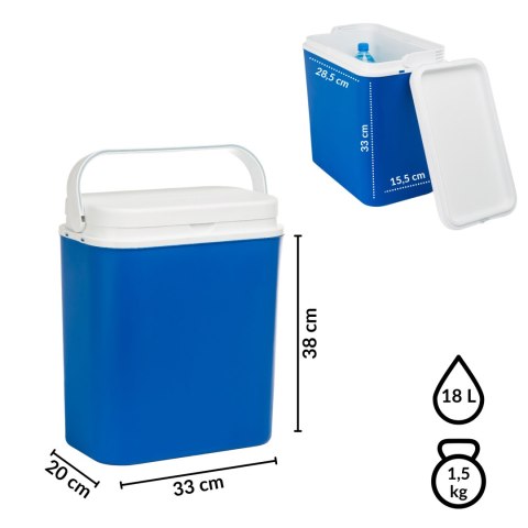 Lodówka turystyczna KAMAI ATLANTIC 18L pasywna na wkłady