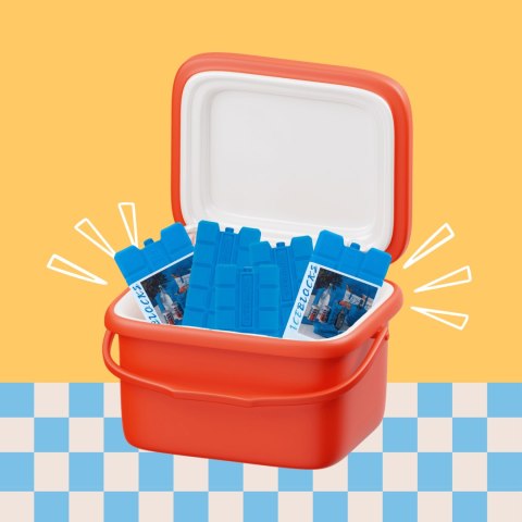 Wkład mrożący 400 ml Kamai Coolbox do lodówek turystycznych, kolor niebieski