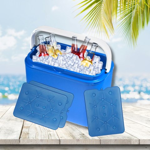 Wkład mrożący 800 ml Kamai Coolbox do lodówek turystycznych, ultra cienki, kolor niebieski