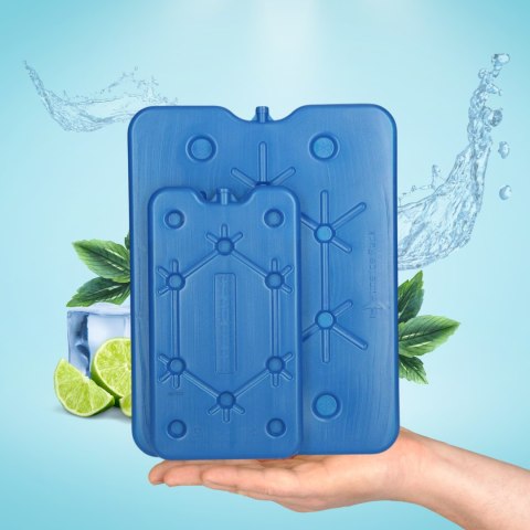 Wkład mrożący 800 ml Kamai Coolbox do lodówek turystycznych, ultra cienki, kolor niebieski