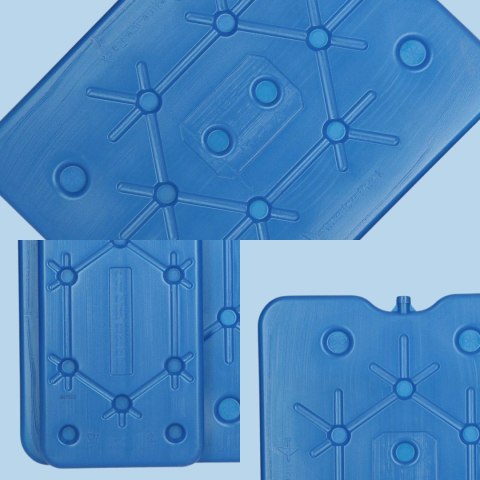 Wkład mrożący 800 ml Kamai Coolbox do lodówek turystycznych, ultra cienki, kolor niebieski