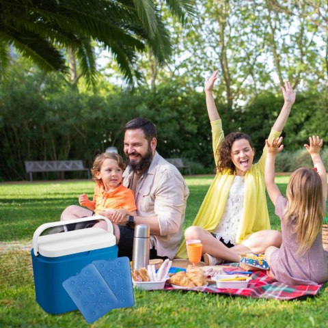 Wkład mrożący 800 ml Kamai Coolbox do lodówek turystycznych, ultra cienki, kolor niebieski