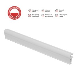 Klipsy do taśm ogrodzeniowych 10 szt. STANDARD BIAŁE