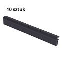 Klipsy do taśm ogrodzeniowych 10 szt. STANDARD GRAFIT