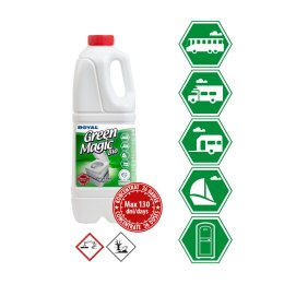 Koncentrat - Płyn 2L do toalet turystycznych GREEN MAGIC BIO