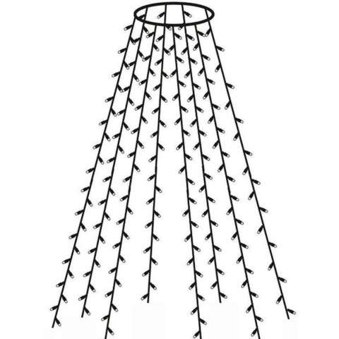 Kurtyna świetlna 300 lampek LED na choinkę