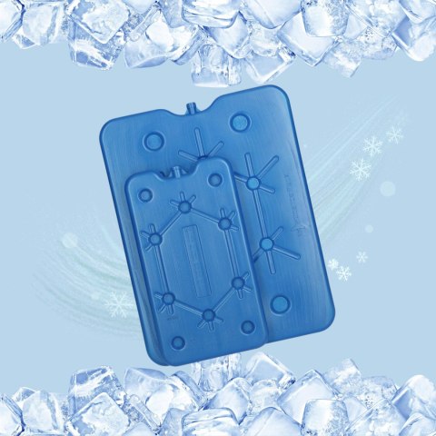 Wkład mrożący 400 ml Kamai Coolbox do lodówek turystycznych, ultra cienki, kolor niebieski