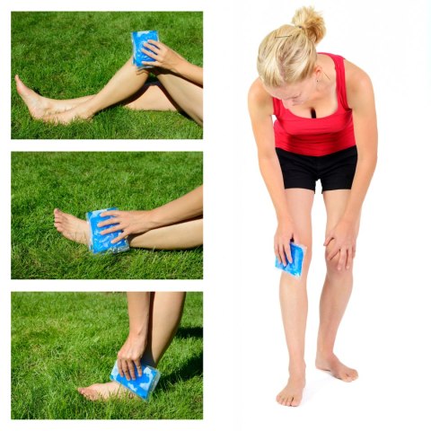 Wkład żelowy mrożący 480g Kamai Coolbox, do lodówek turystycznych, kolor niebieski