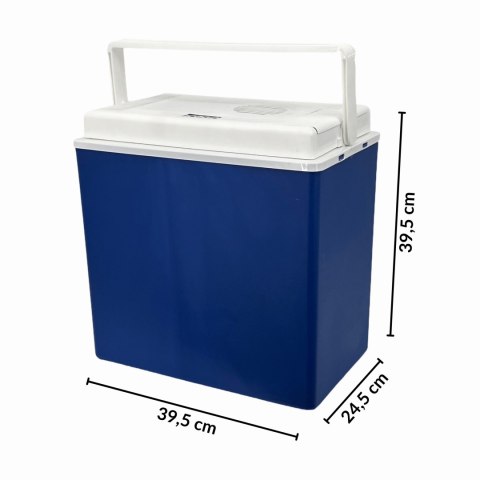 Lodówka samochodowa elektryczna 24L KAMAI ICEGO, zasilanie 12-230V, niebieska