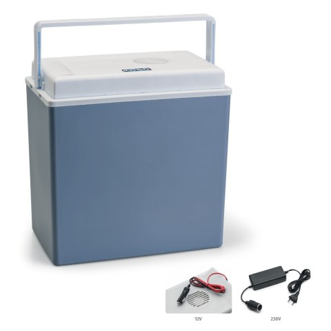Lodówka samochodowa elektryczna 30L KAMAI ICEGO, zasilanie 12-230V, szara