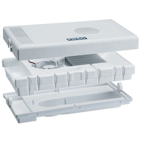 Lodówka samochodowa elektryczna 30L KAMAI ICEGO, zasilanie 12-230V, szara