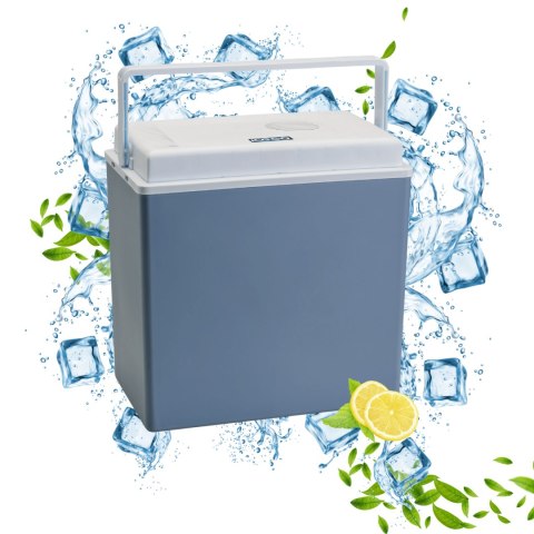 Lodówka samochodowa elektryczna 30L KAMAI ICEGO, zasilanie 12-230V, szara