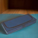 BLUE niebieski organizer do szafy na suwak 120x50x15cm